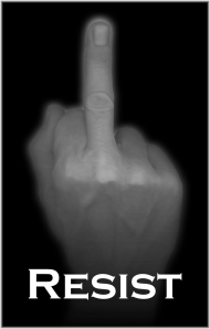 Copy of resist bw finger solo