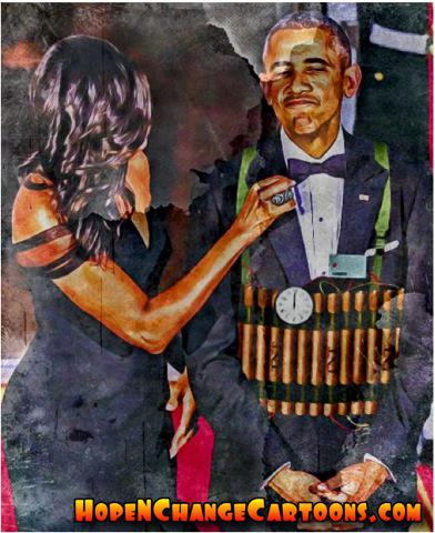 obama, obama jokes, political, humor, cartoon, conservative, hope n' change, hope and change, stilton jarlsberg, population, bomb, terror, melting pot